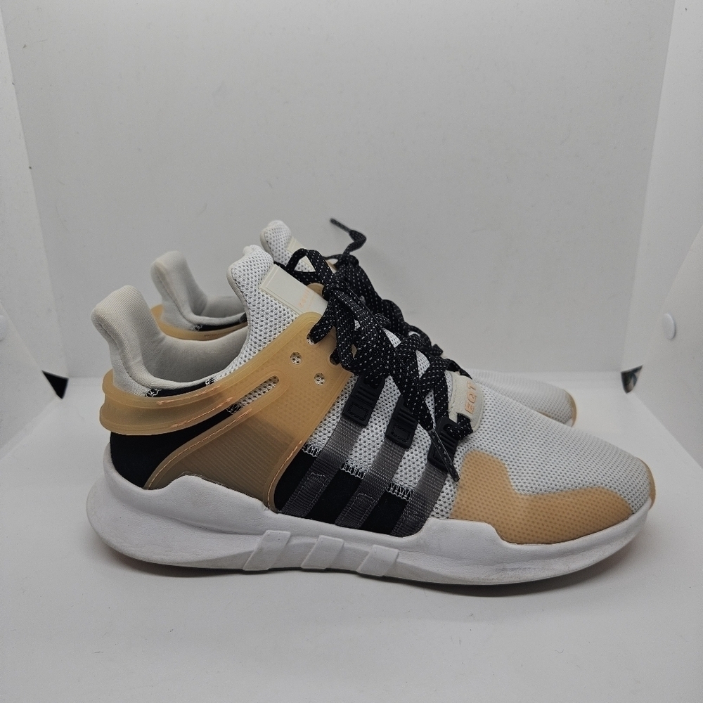Adidas Originals Equipment EQT Support ADV91-16 white orange sneakers size 6.5